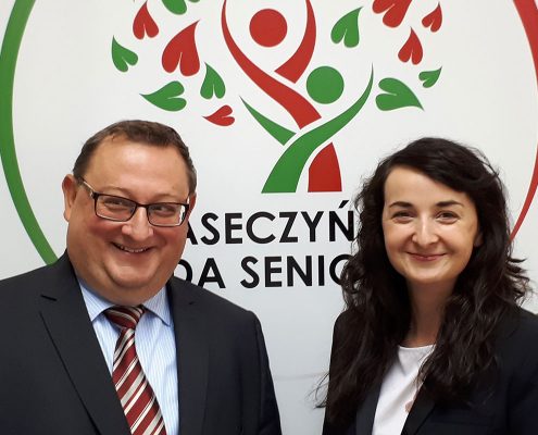 Ewelina Wójcik i Jerzy Mościcki - nowi radni Piaseczyńskiej Rady Seniorów