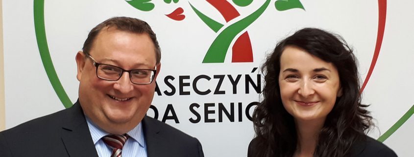 Ewelina Wójcik i Jerzy Mościcki - nowi radni Piaseczyńskiej Rady Seniorów